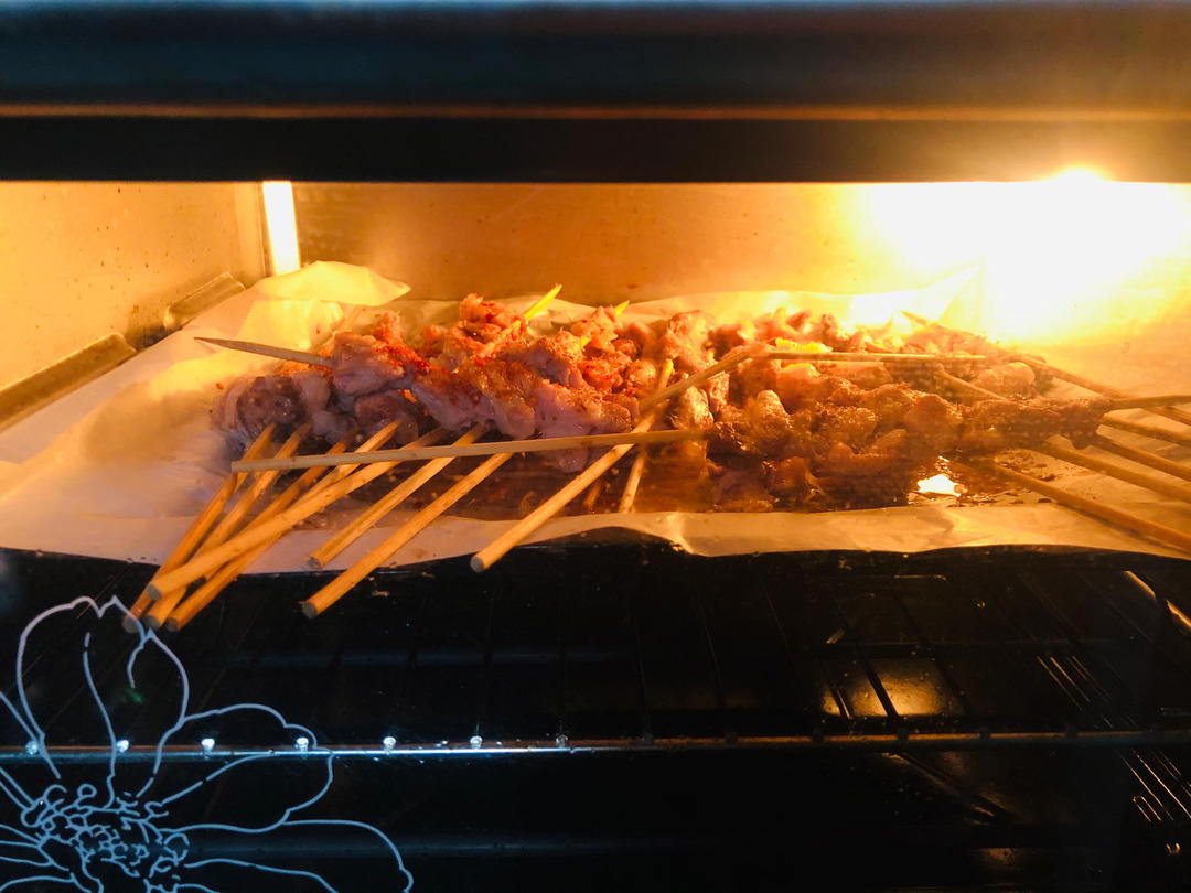 超方便美味的家庭烤箱版 烤羊肉串