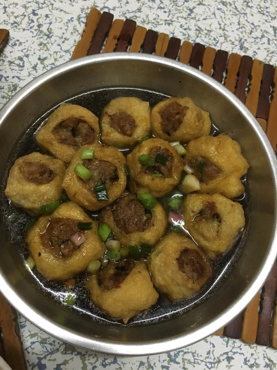 酿豆腐泡的做法