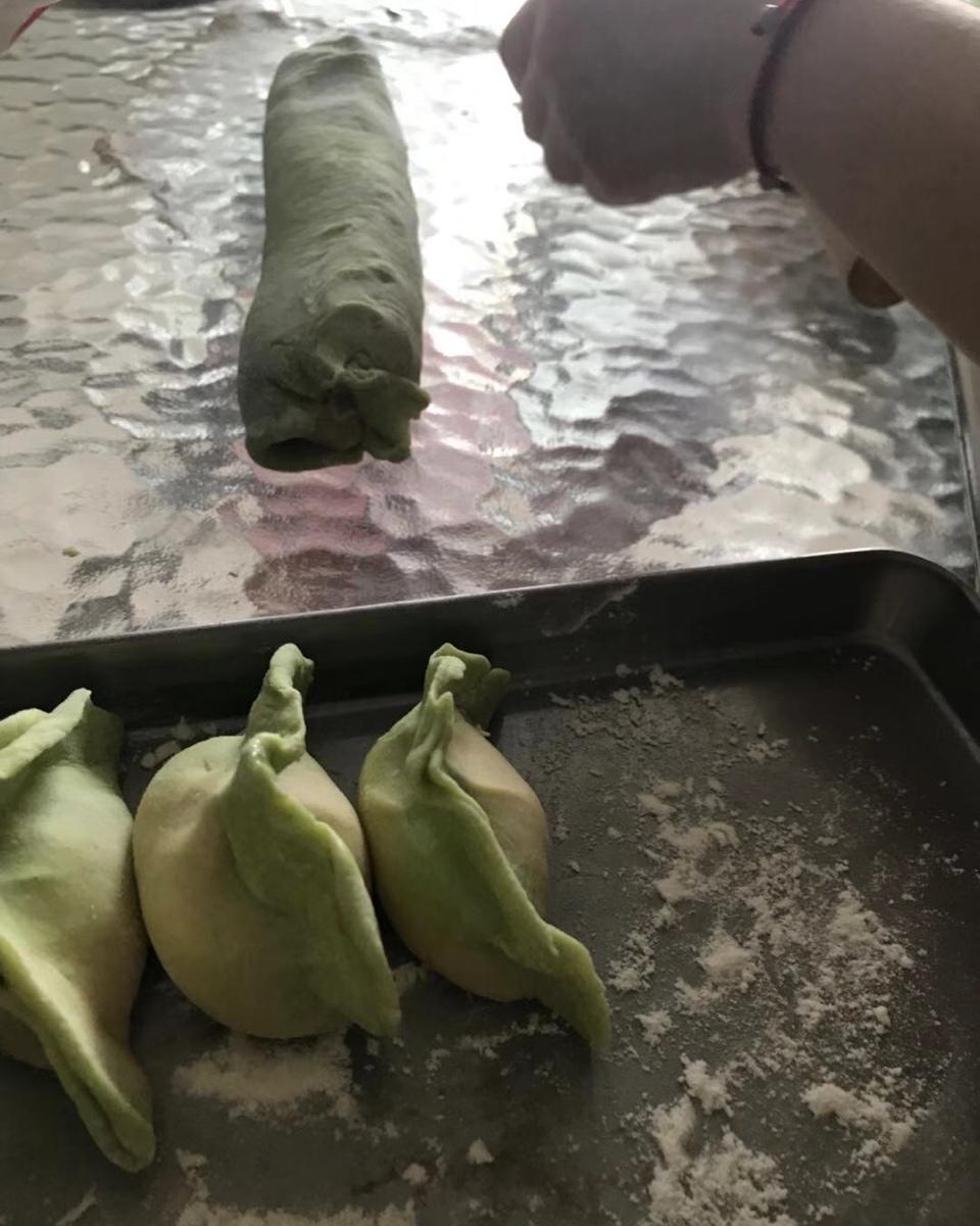 翡翠白菜饺