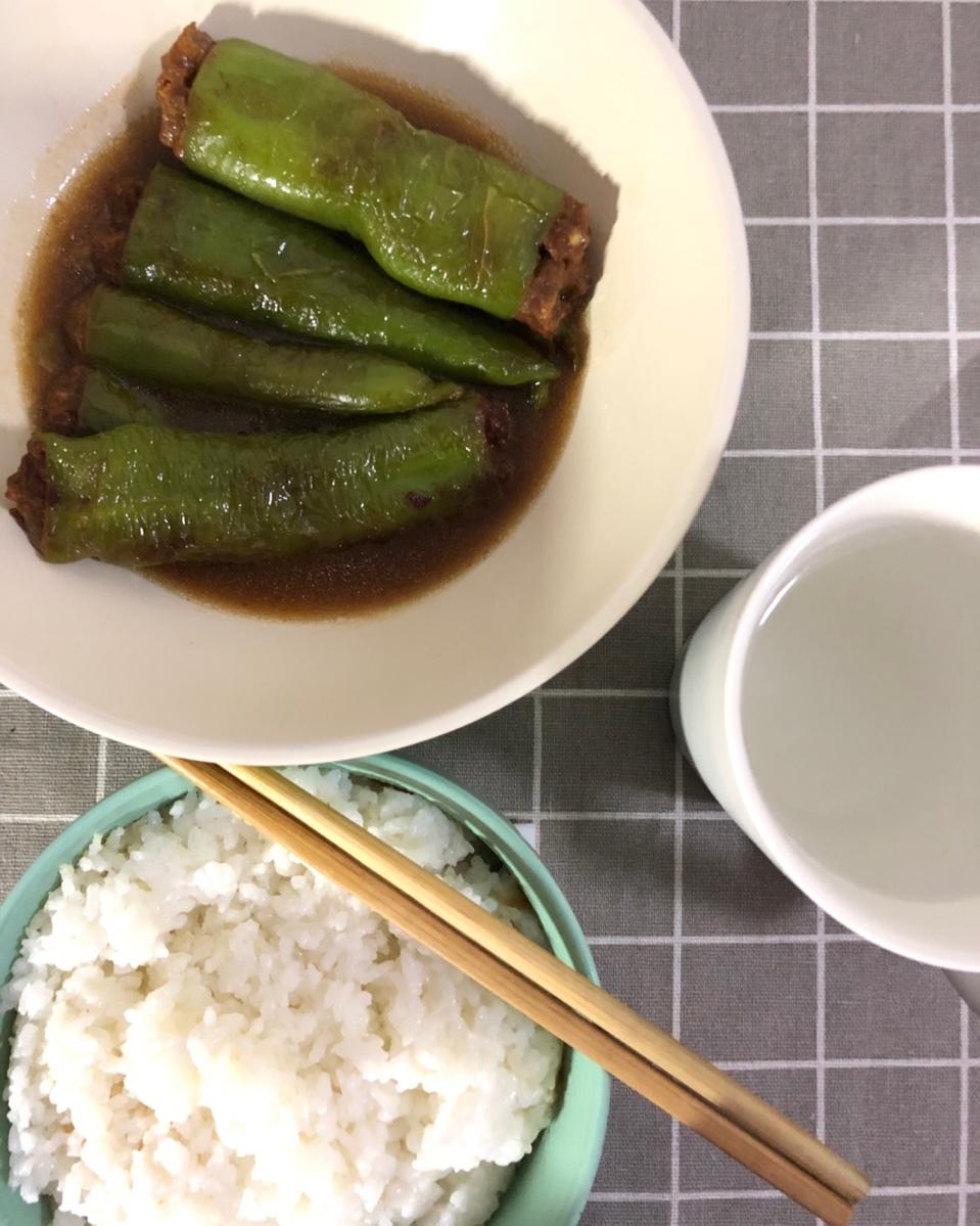 下饭菜——肉酿虎皮尖椒