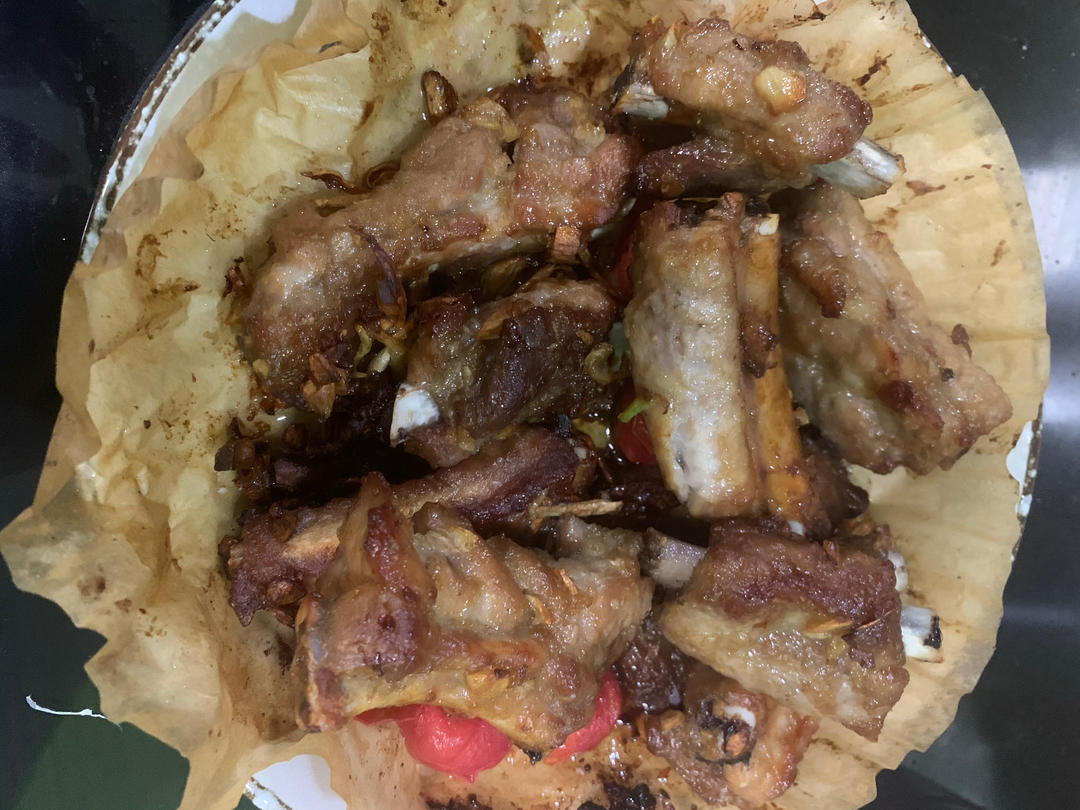 地球最香的蒜香骨！没有之一！空气炸锅版