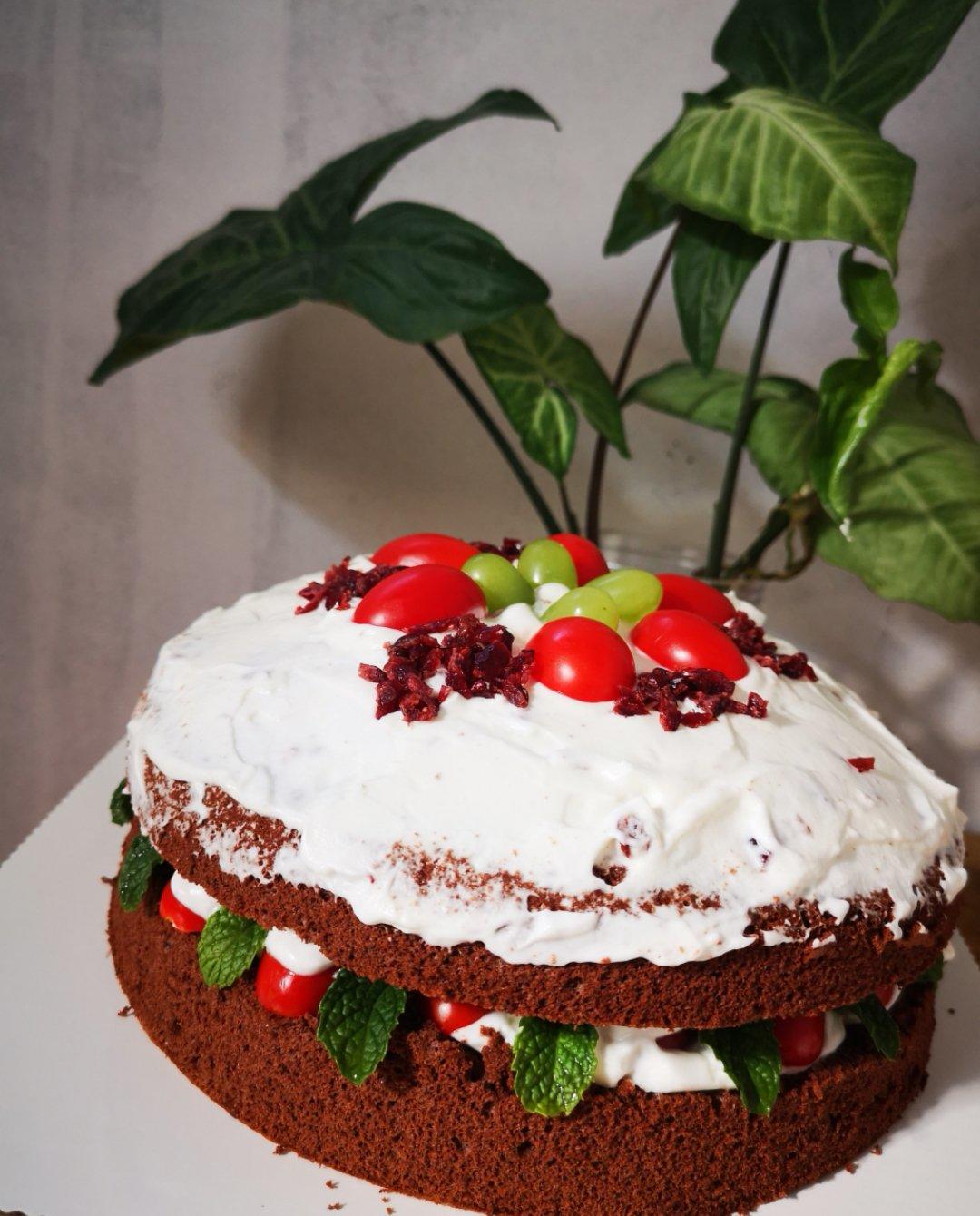 最爱的巧克力戚风蛋糕（8寸）