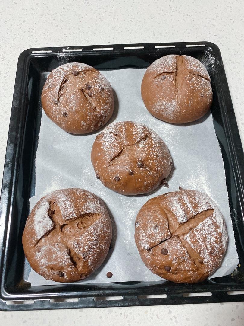香蕉巧克力软欧