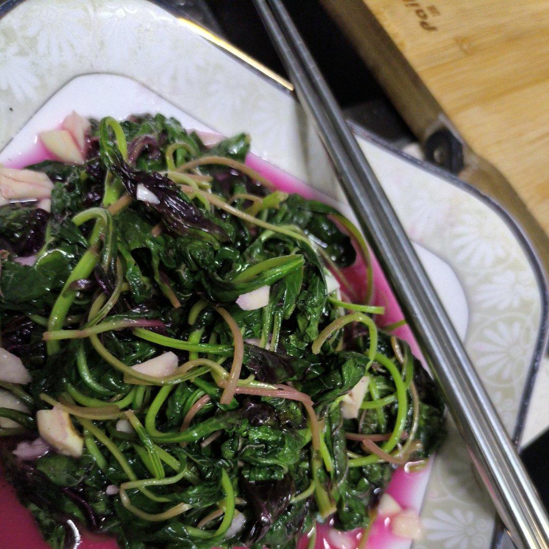 清炒红苋菜（简单菜也有窍门，一看就明白）