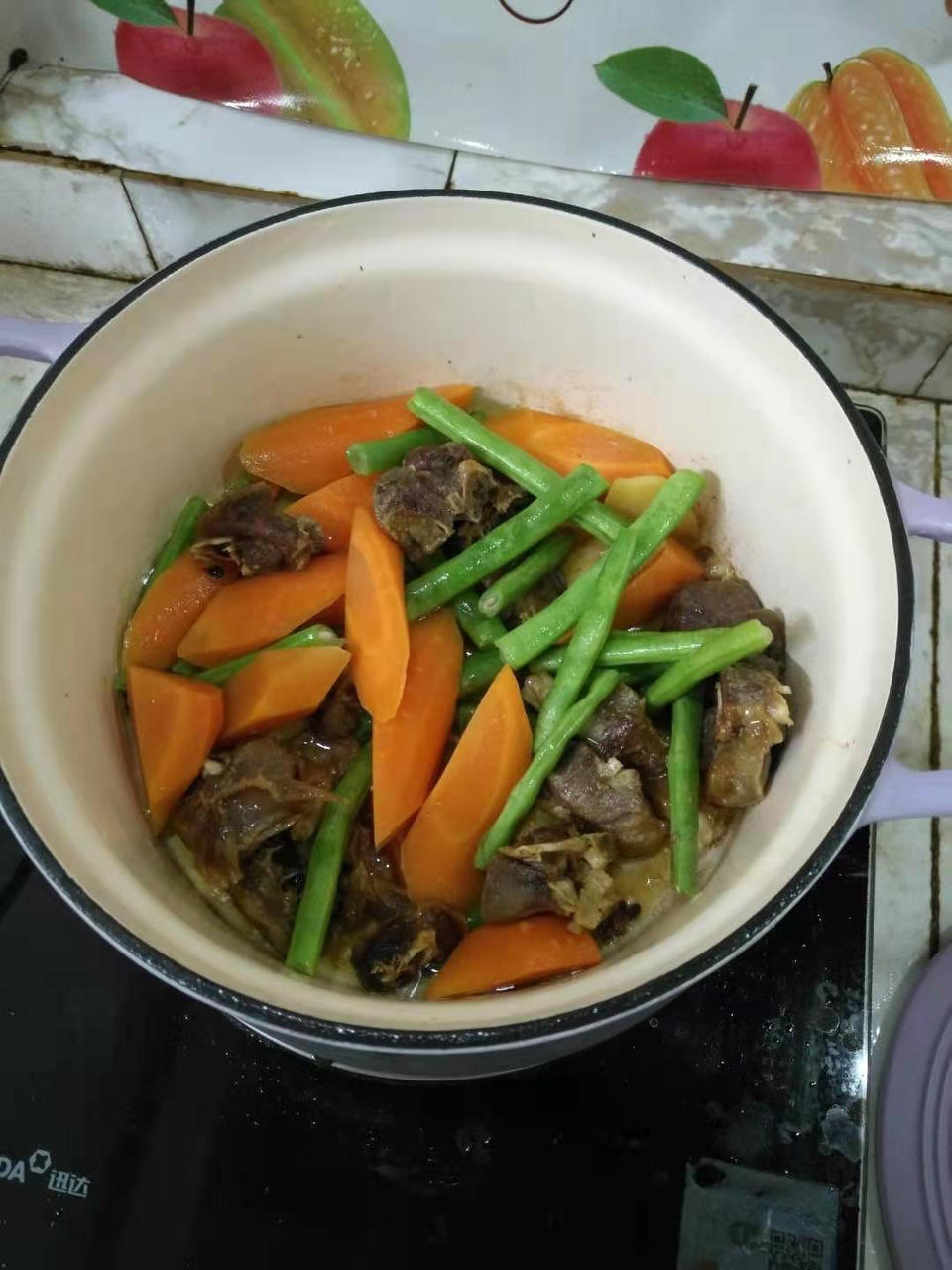 茄汁日本豆腐肉末煲【7月北鼎珐琅铸铁锅食谱】