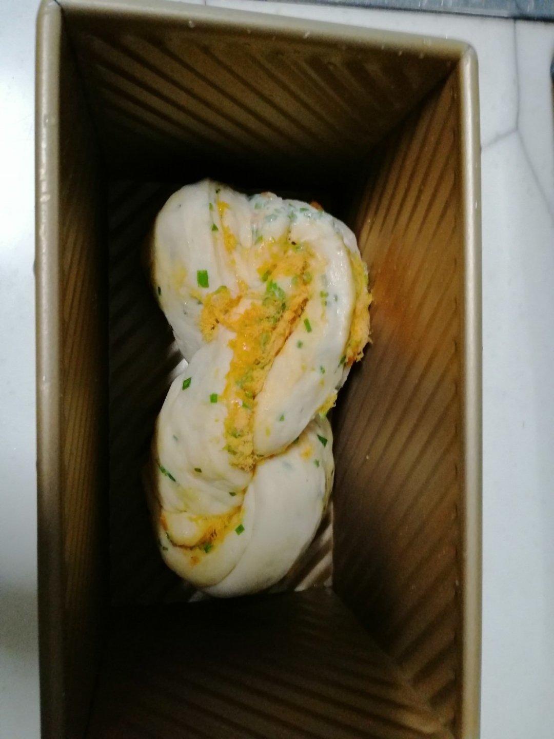 香葱肉松手撕吐司