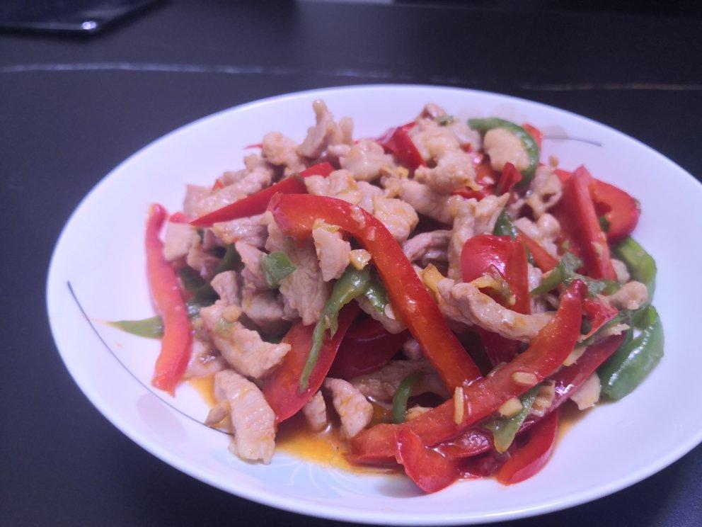 青红椒炒肉丝👨‍🍳