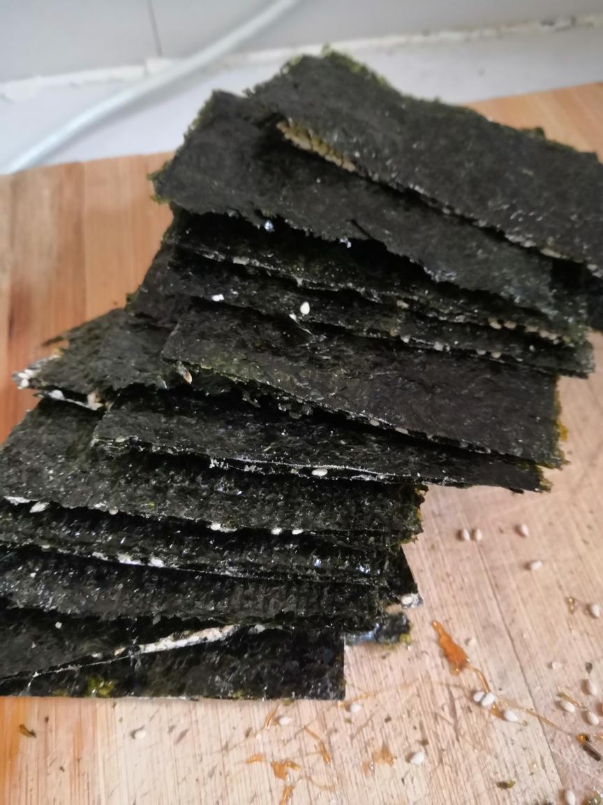 烤箱版海苔夹心脆的做法