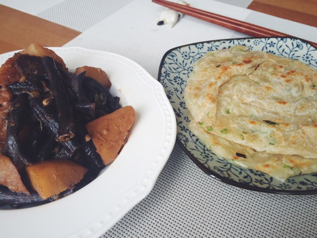 葱花油饼 Spring Onion Pancake