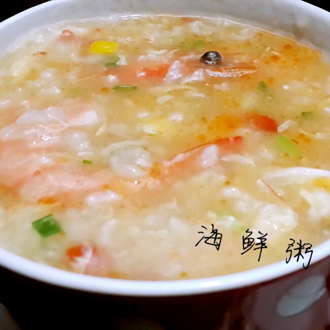 秘制鲜虾粥