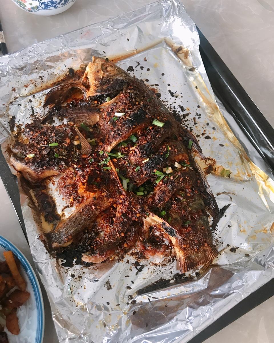 烤箱版孜然烤鱼