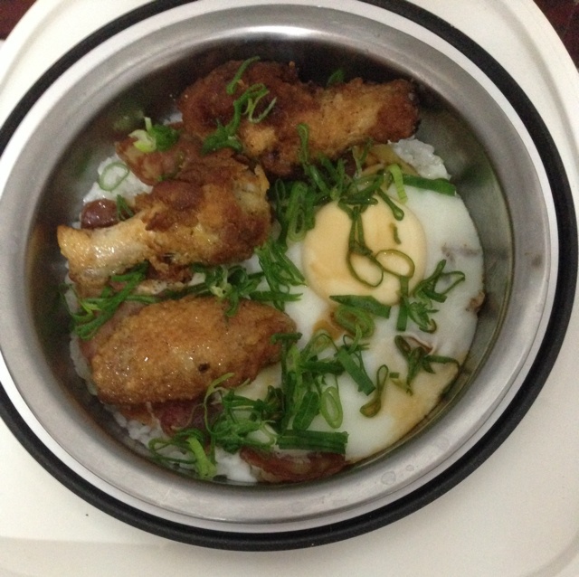 香肠煲仔饭
