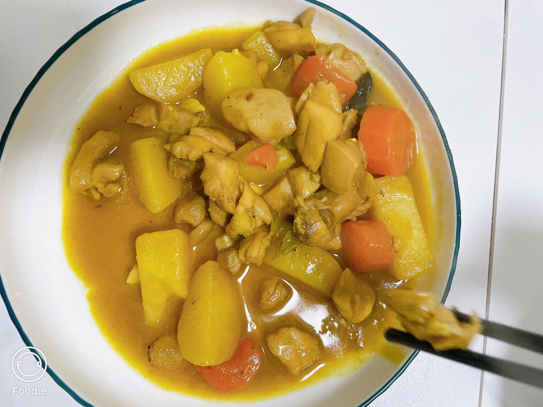 咖喱土豆鸡块