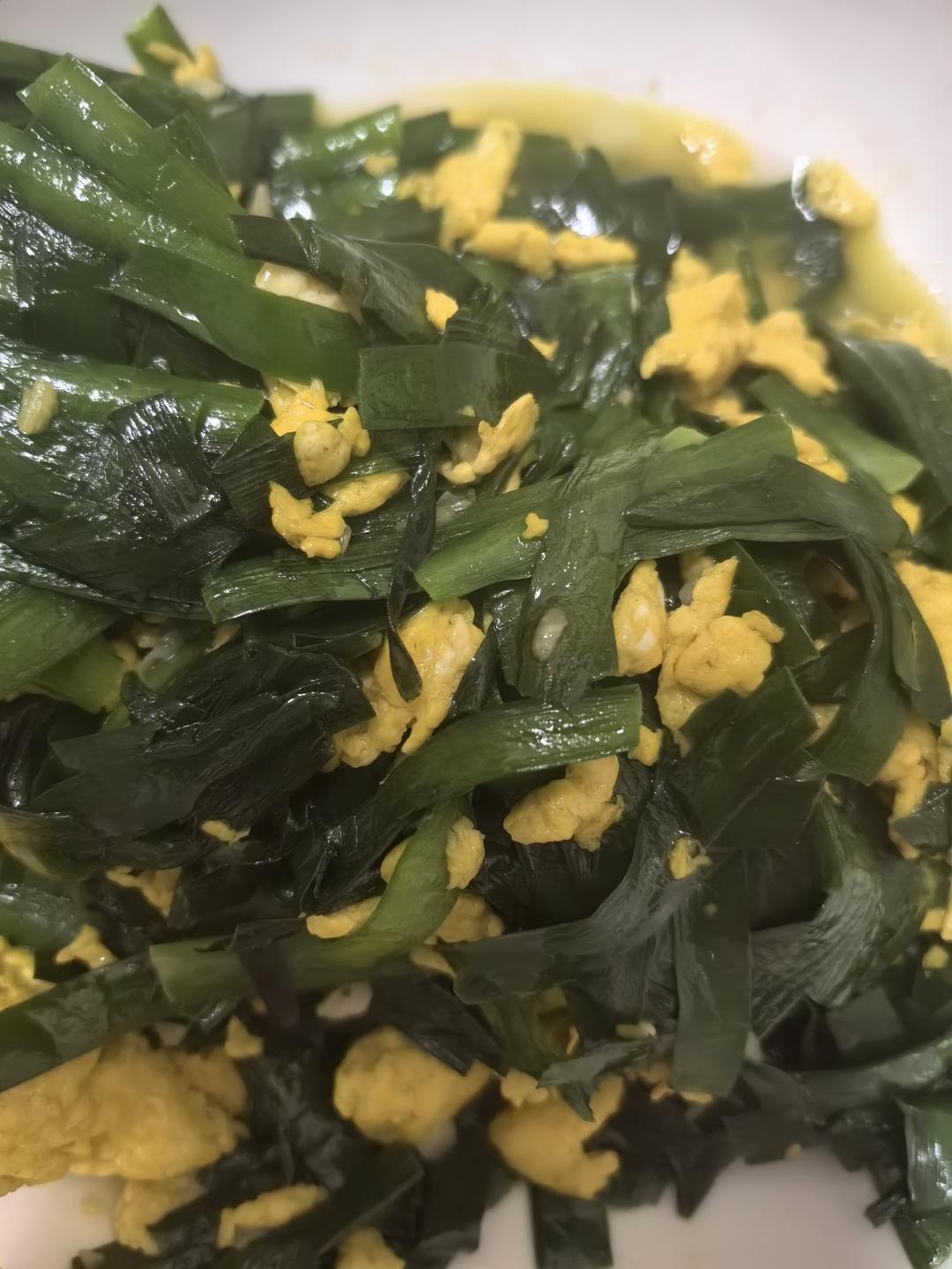 韭菜炒鸡蛋——三分钟快手下饭菜 掌握火候的秘诀