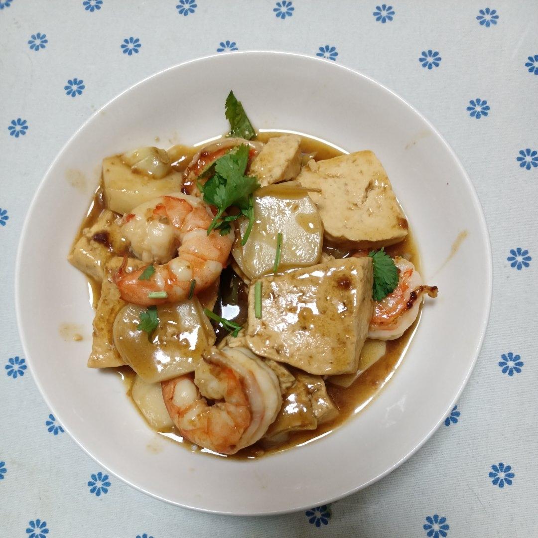 虾仁豆腐