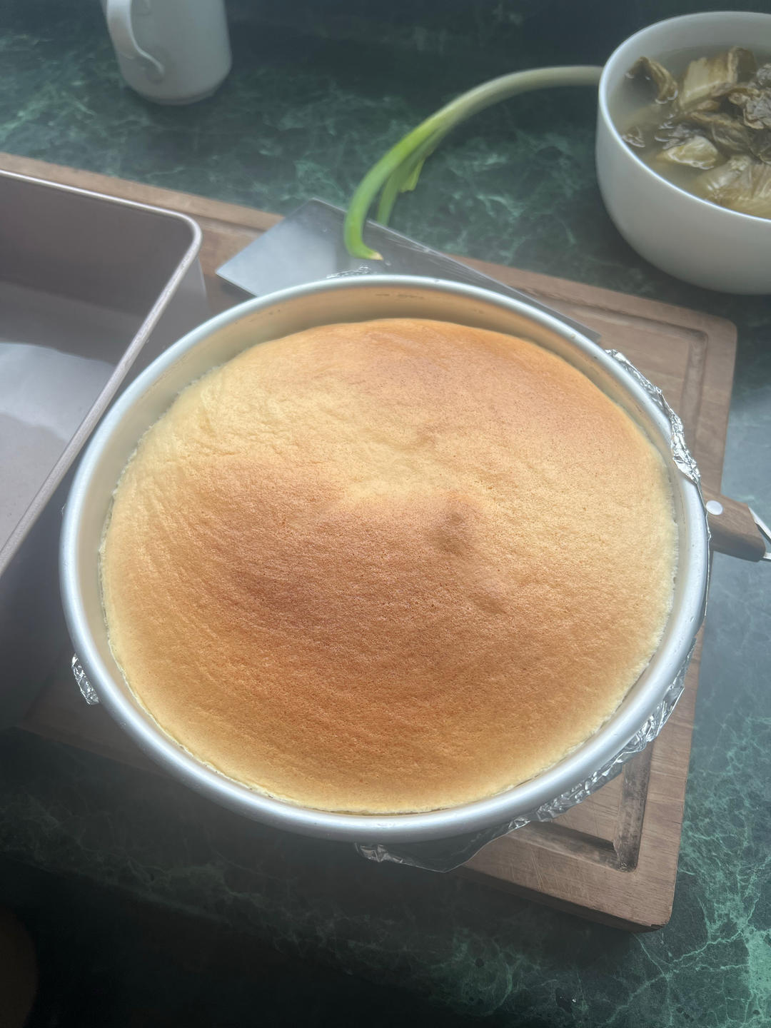8寸轻乳酪蛋糕不开裂不缩腰