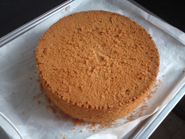 简单好做的8寸戚风蛋糕