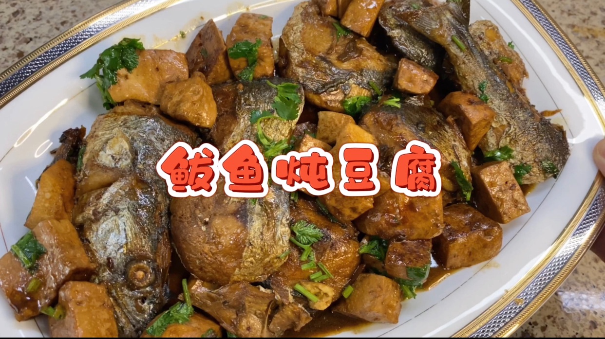 红烧鲅鱼炖豆腐【下饭菜本菜】