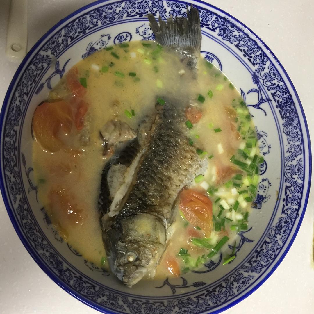 番茄鲫鱼汤