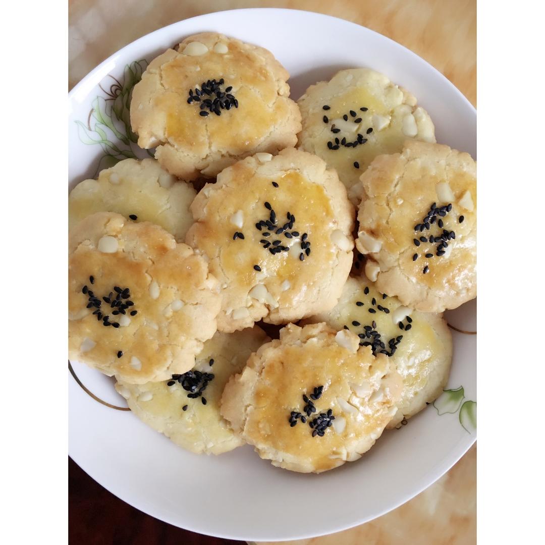 超级好吃的花生酥饼（橄榄油版）