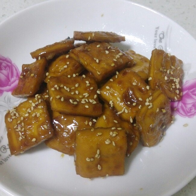 蜜汁豆干
