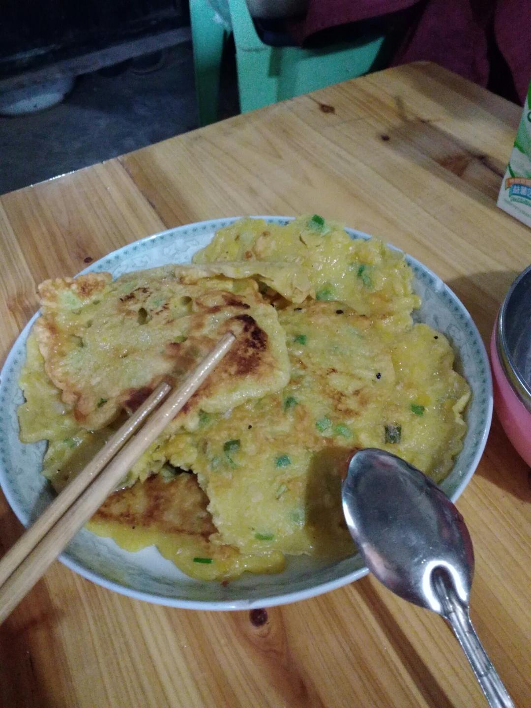 葱花蛋饼（快手营养早餐）