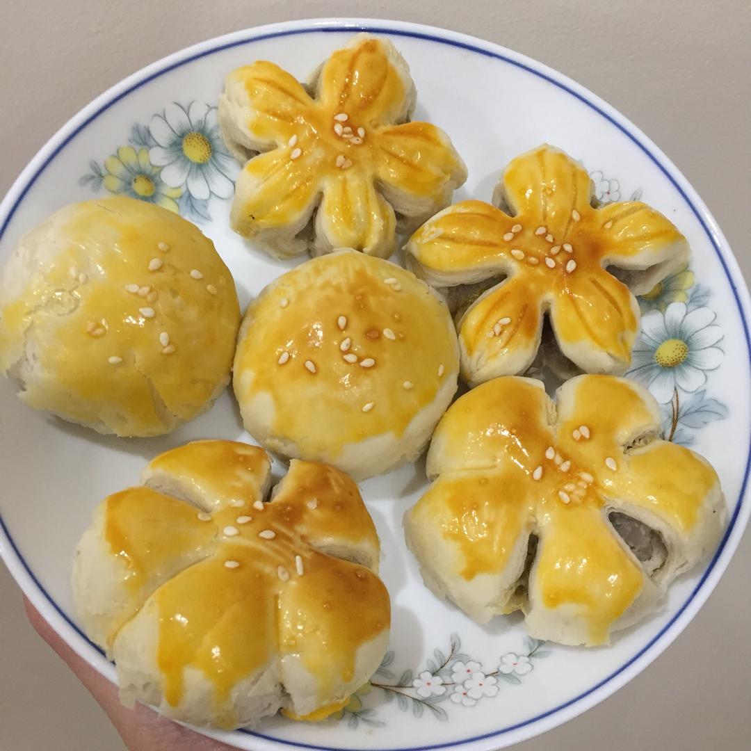 香芋梅花酥