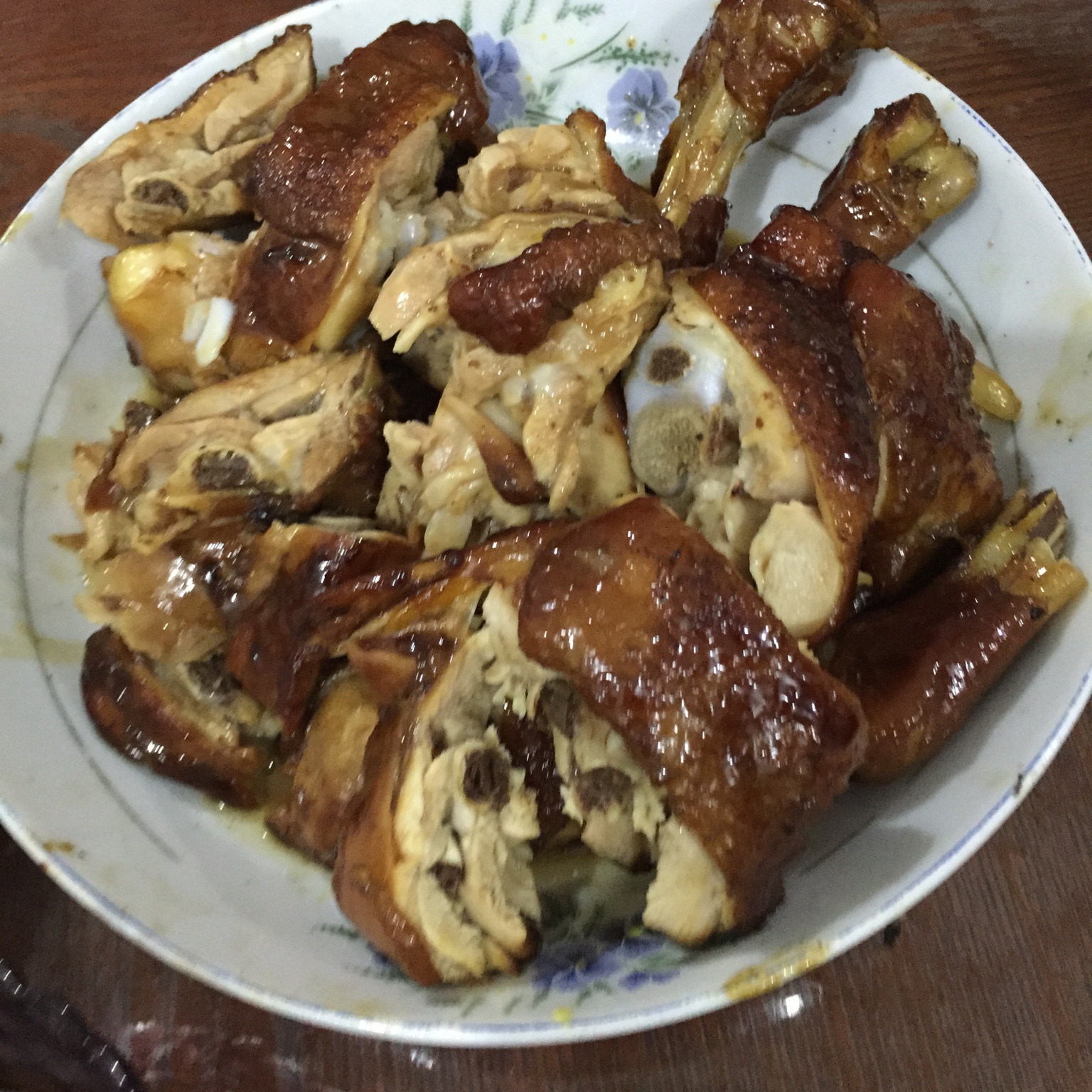 秘制酱油鸡腿