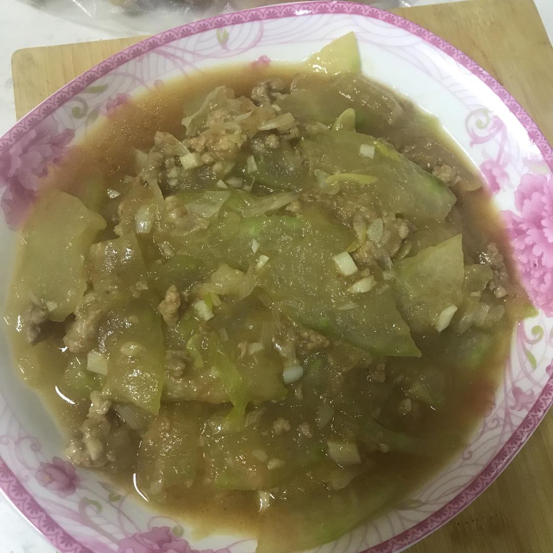 肉末炒冬瓜(超下饭)