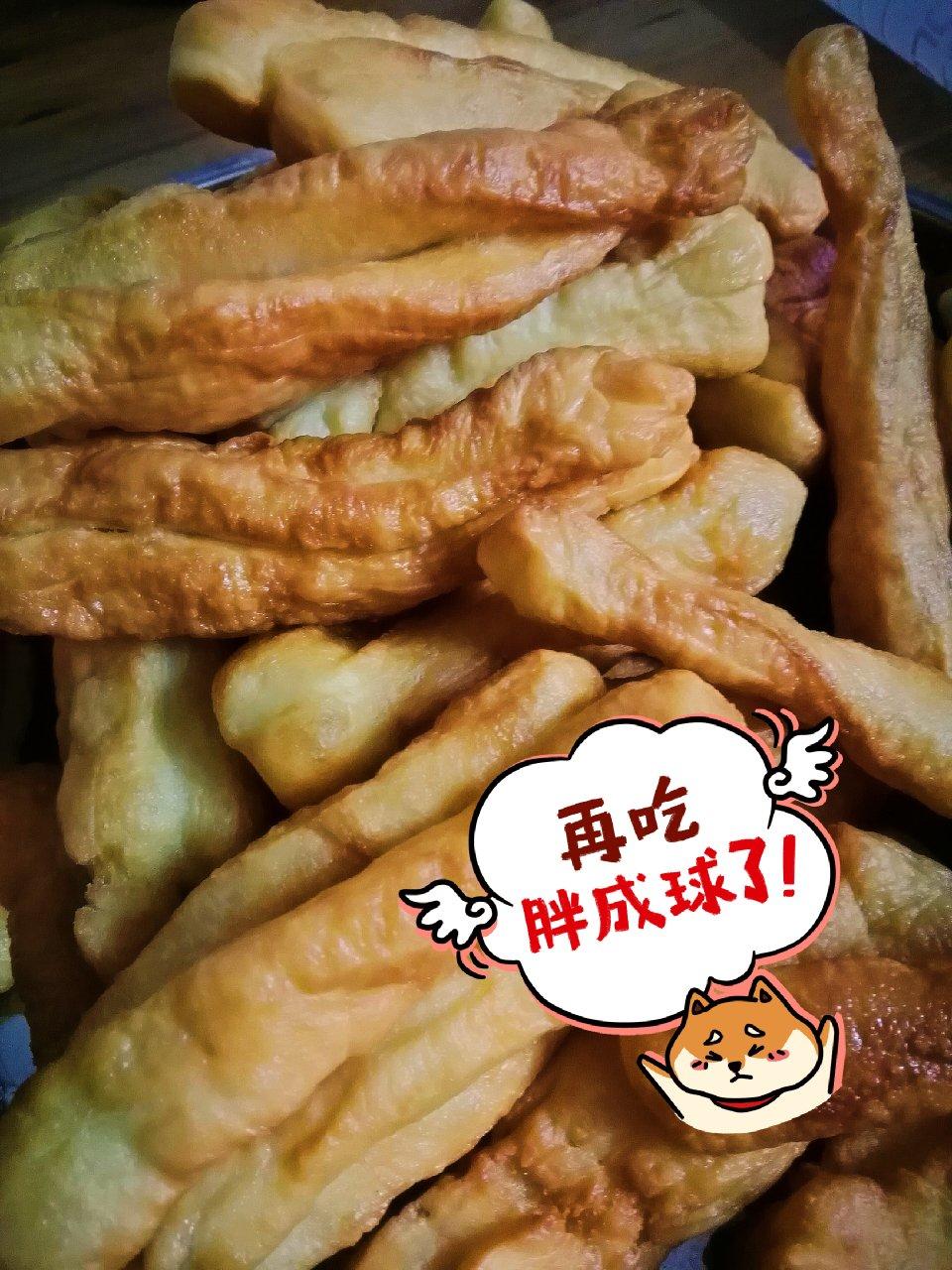 自制无泡打粉油条