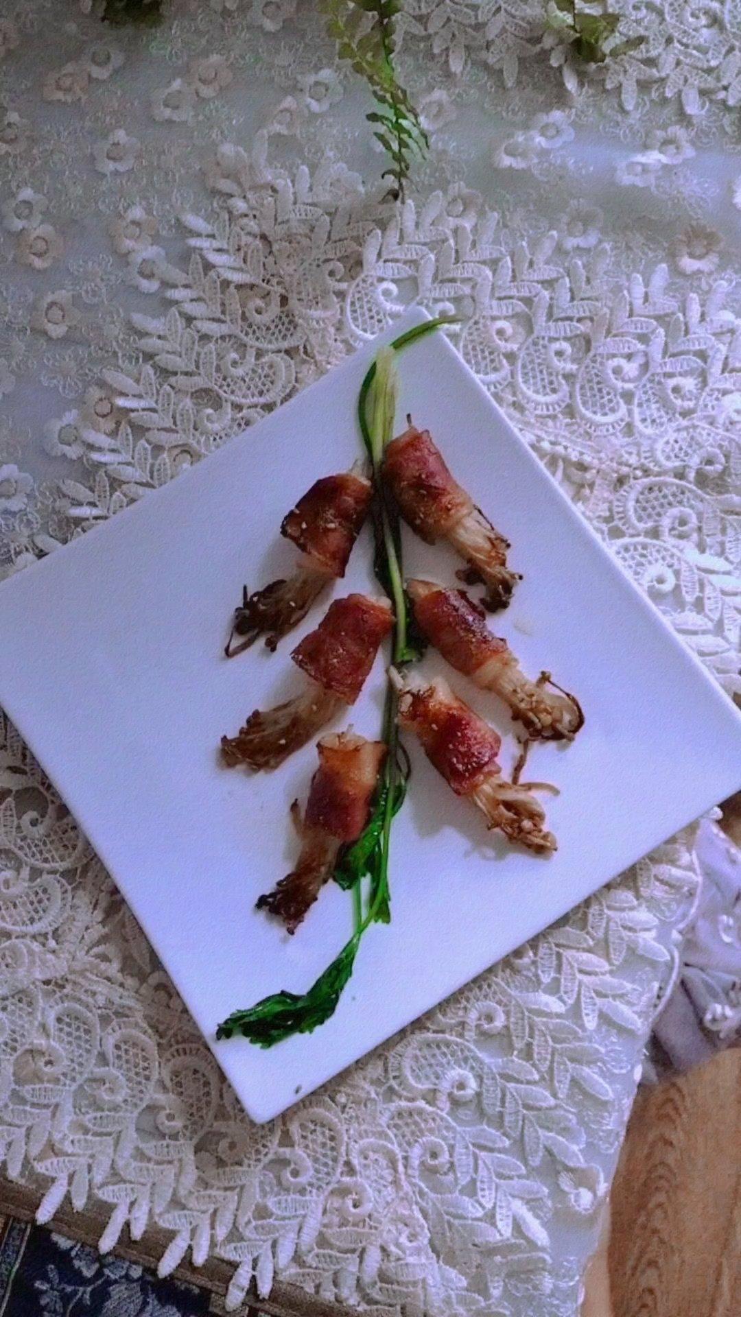 简单版培根金针菇