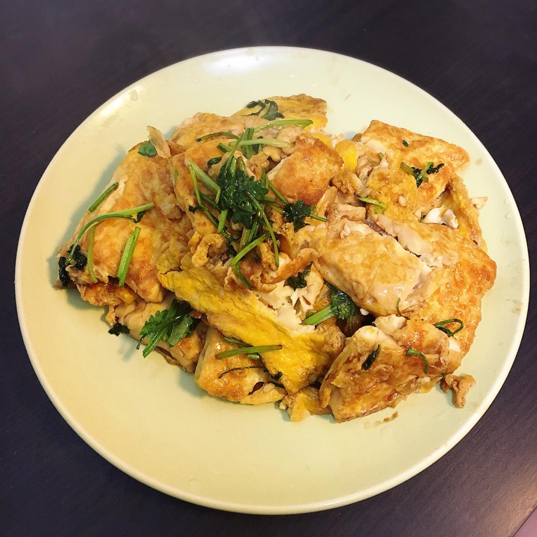 蚝油煎豆腐