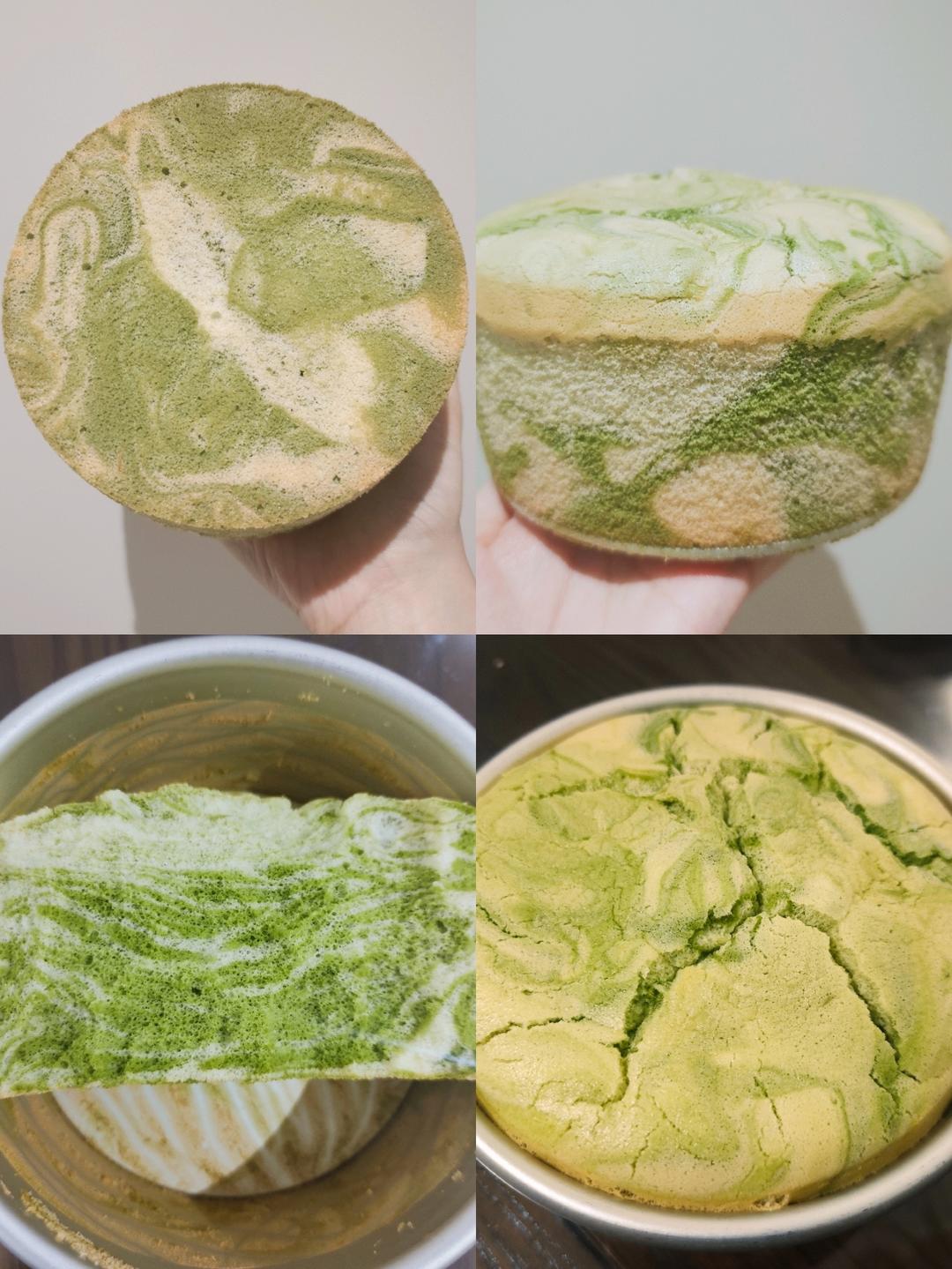 大理石纹抹茶戚风