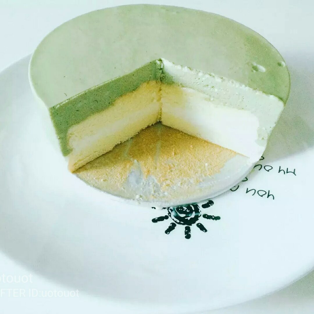 抹茶双享慕斯
