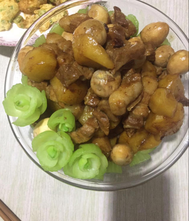 红烧土豆排骨&肉