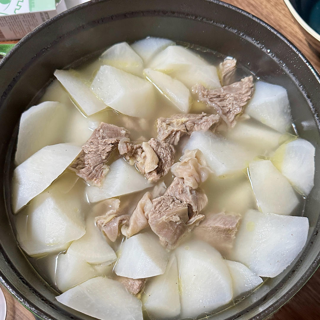 清炖萝卜牛腩