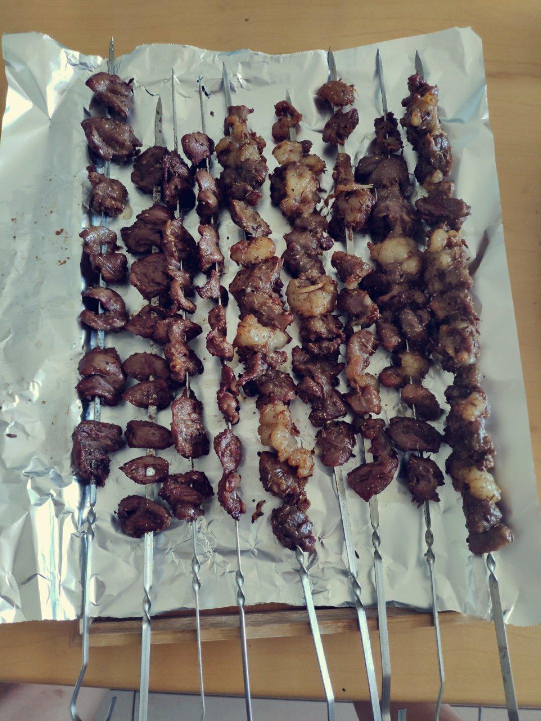 烤箱版羊肉串