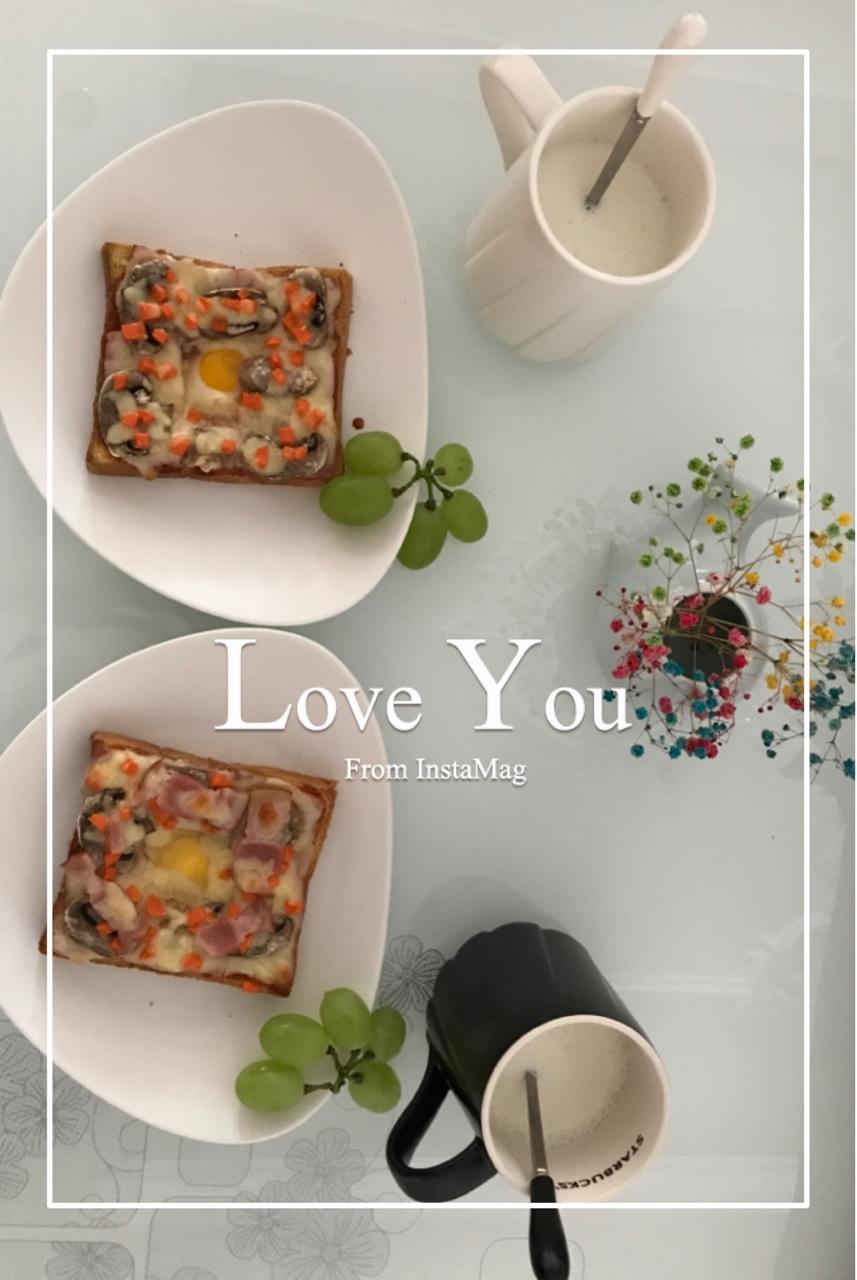 吐司太阳蛋披萨