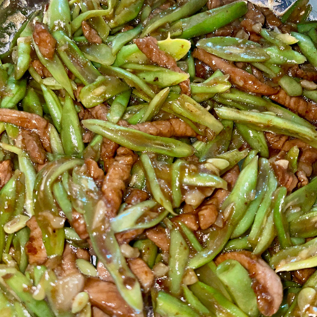 豆角肉丝饭
