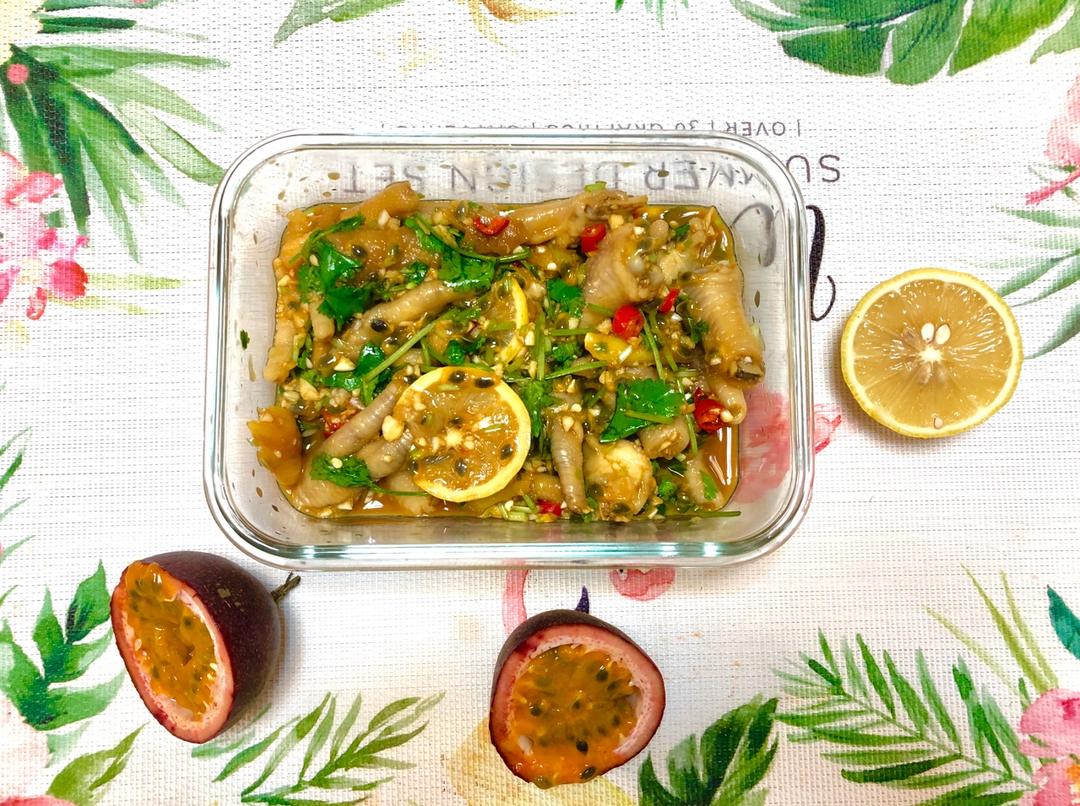 柠檬百香果鸡爪