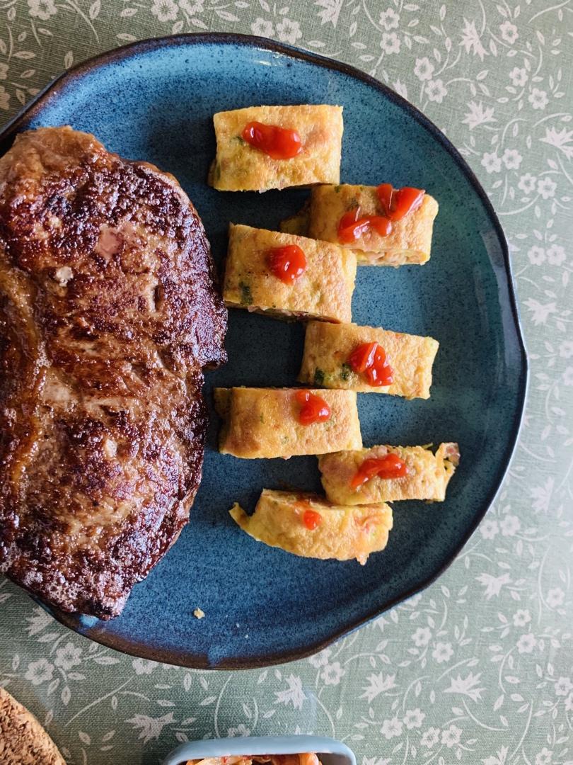 香肠芝士葱蛋烧