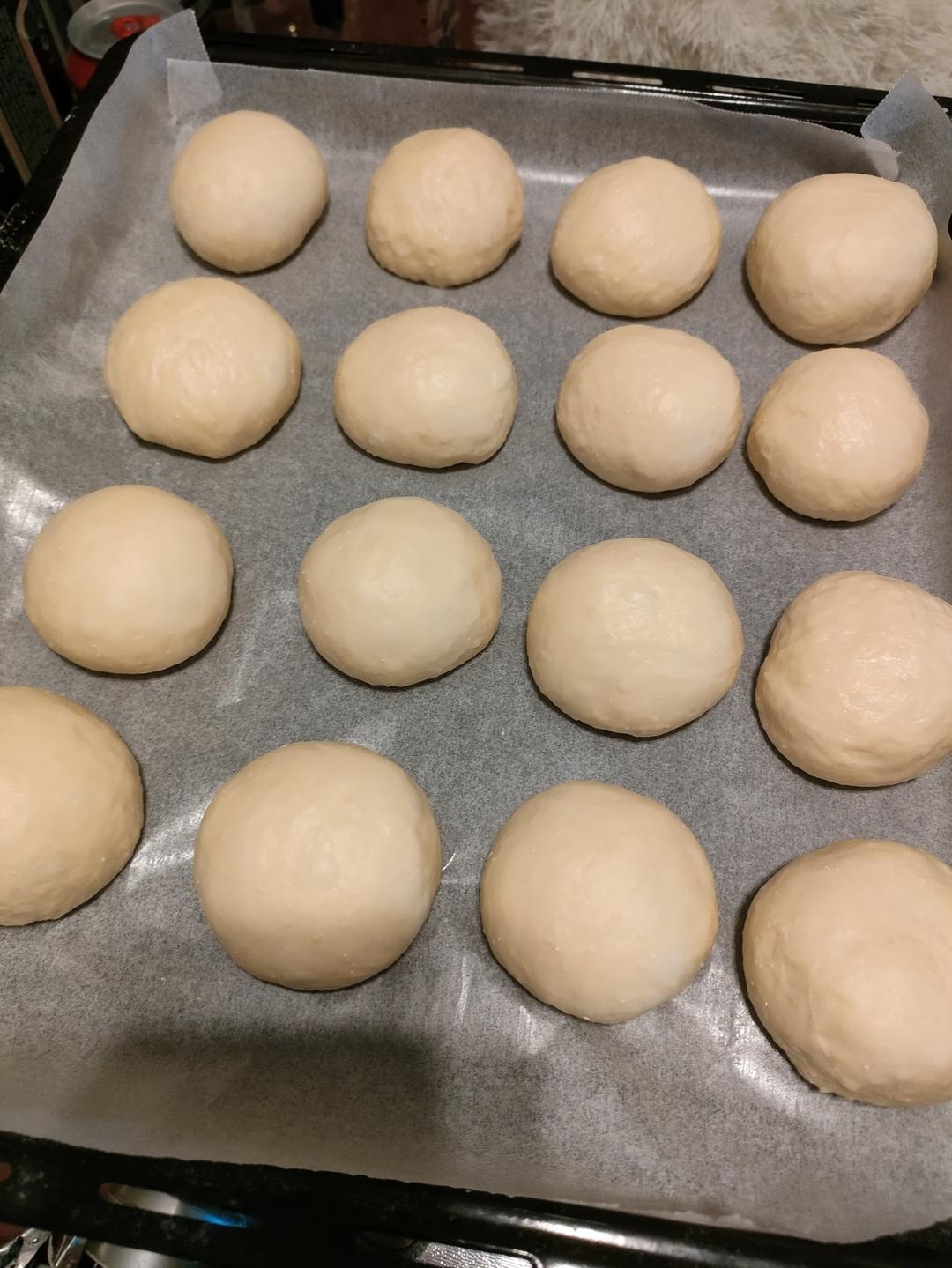 云朵牛奶小面包（无油低糖）❗️免揉面免手套膜❗️