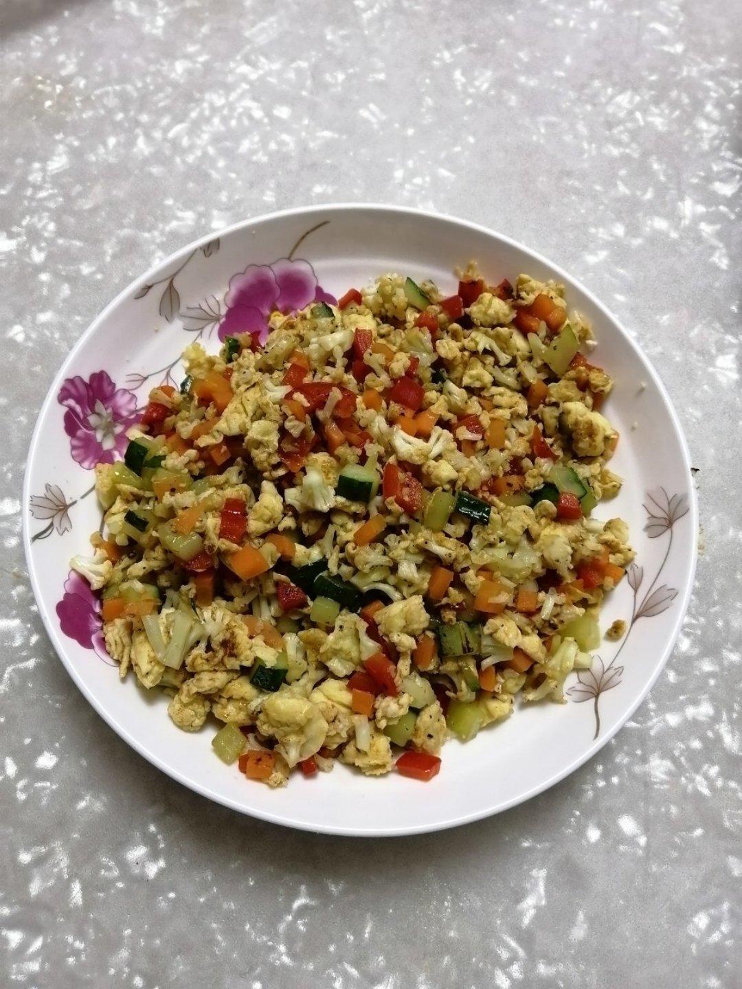 创意减脂餐：减脂花菜炒饭