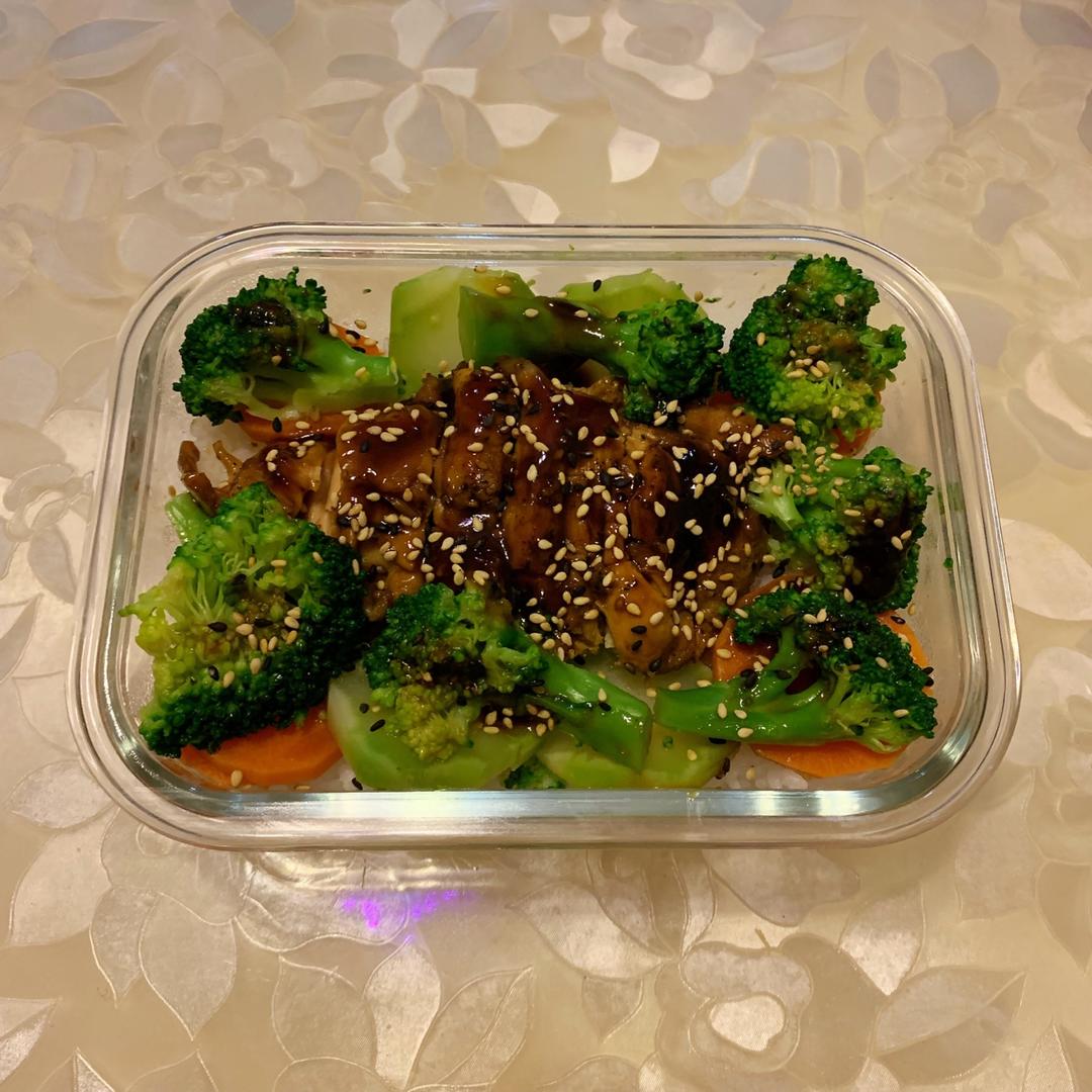 照烧鸡腿饭