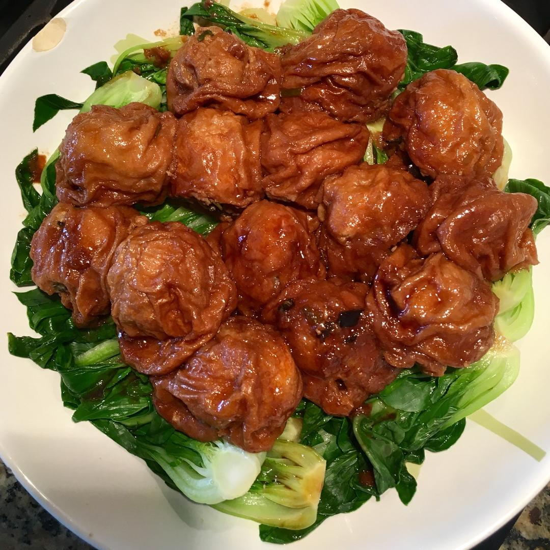 家乡味，肉酿面筋