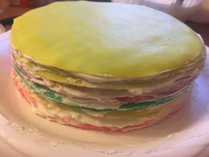 彩虹千层蛋糕的做法 步骤6