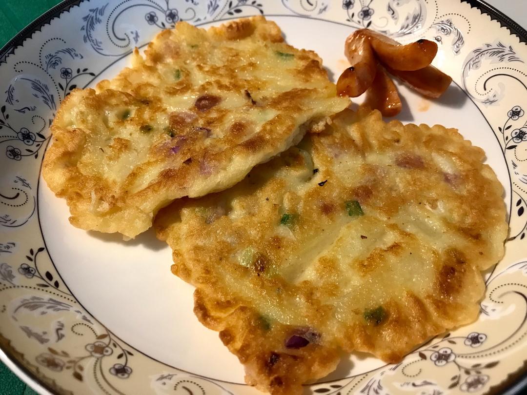 土豆洋葱煎饼