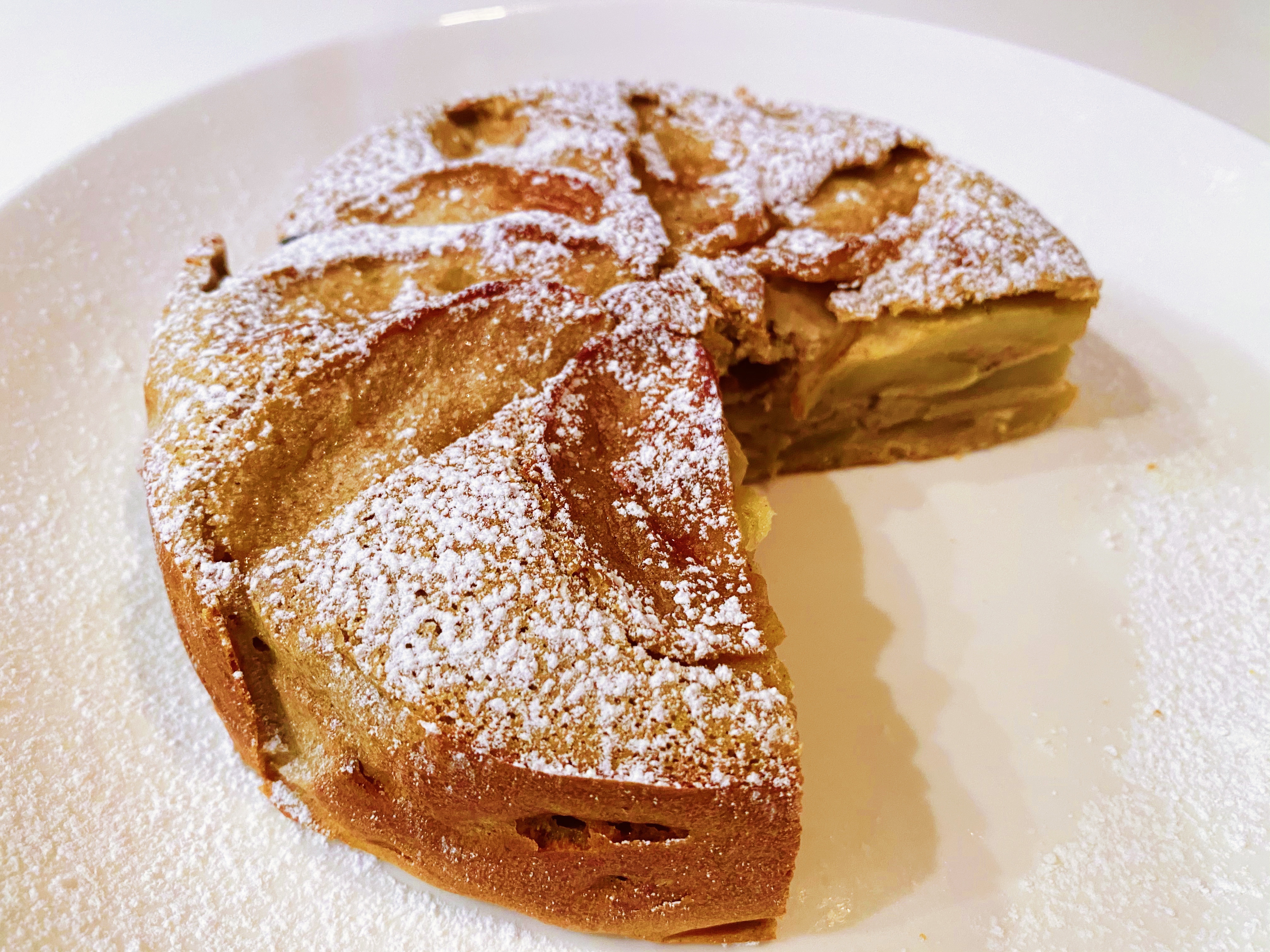经典的法式肉桂苹果蛋糕的做法