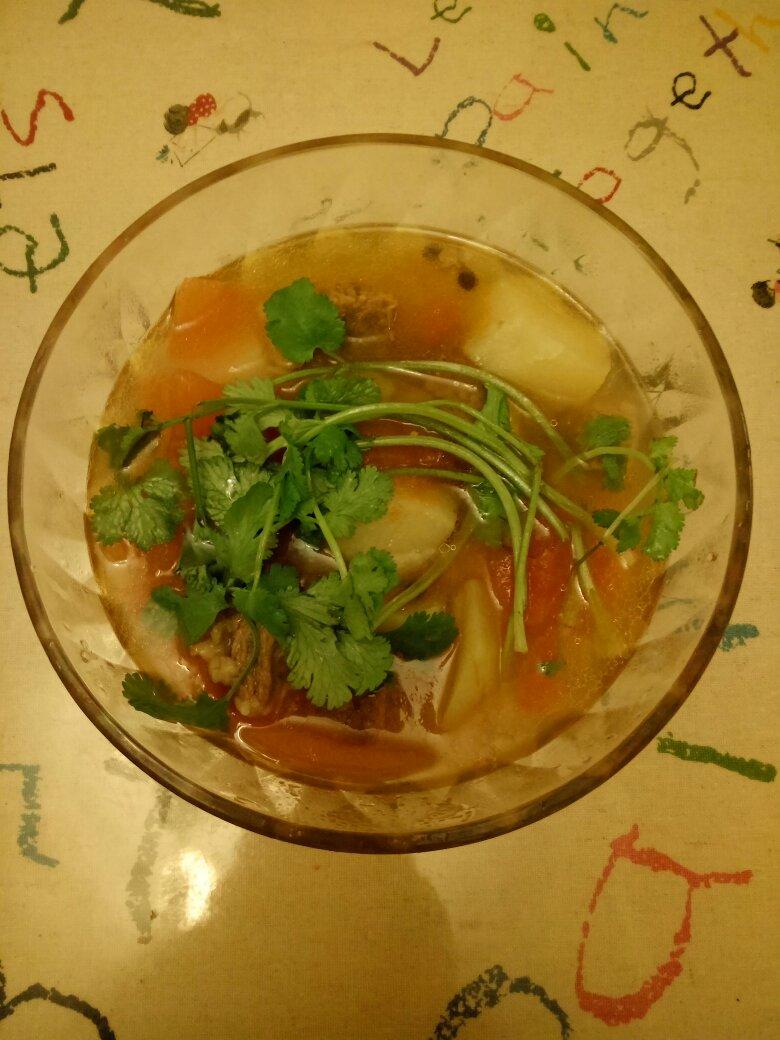 老丁的私房菜-番茄牛腩煲