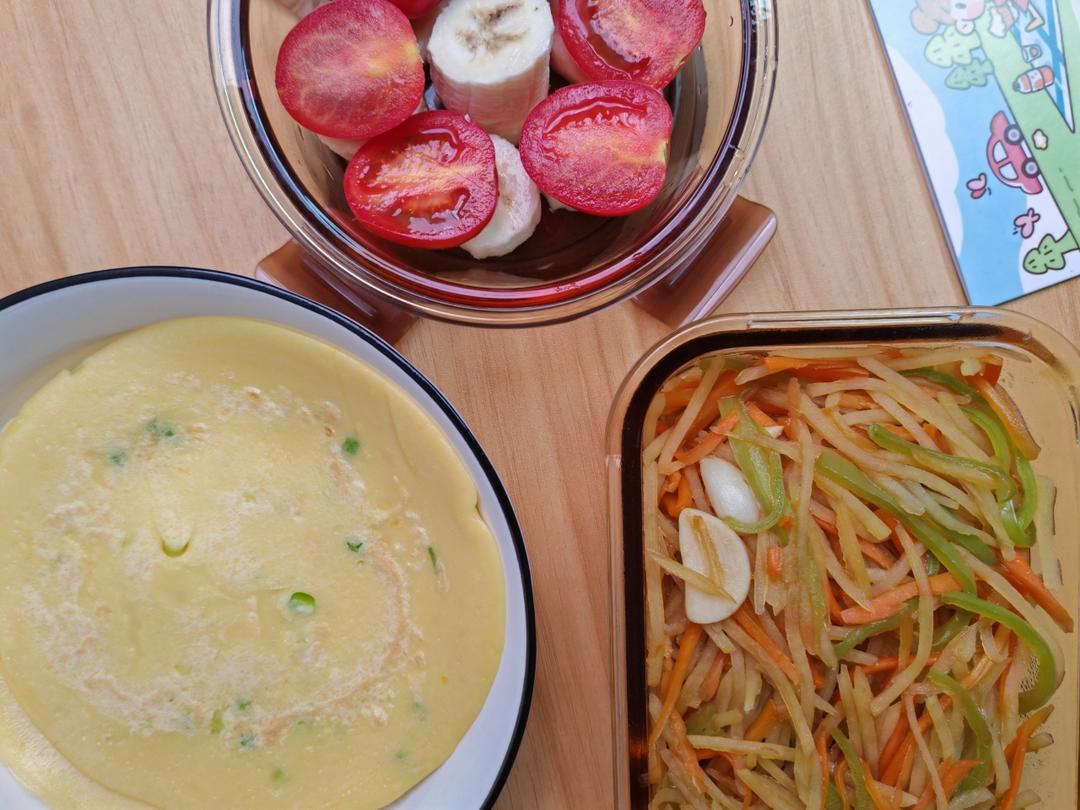 葱花蛋饼（快手营养早餐）